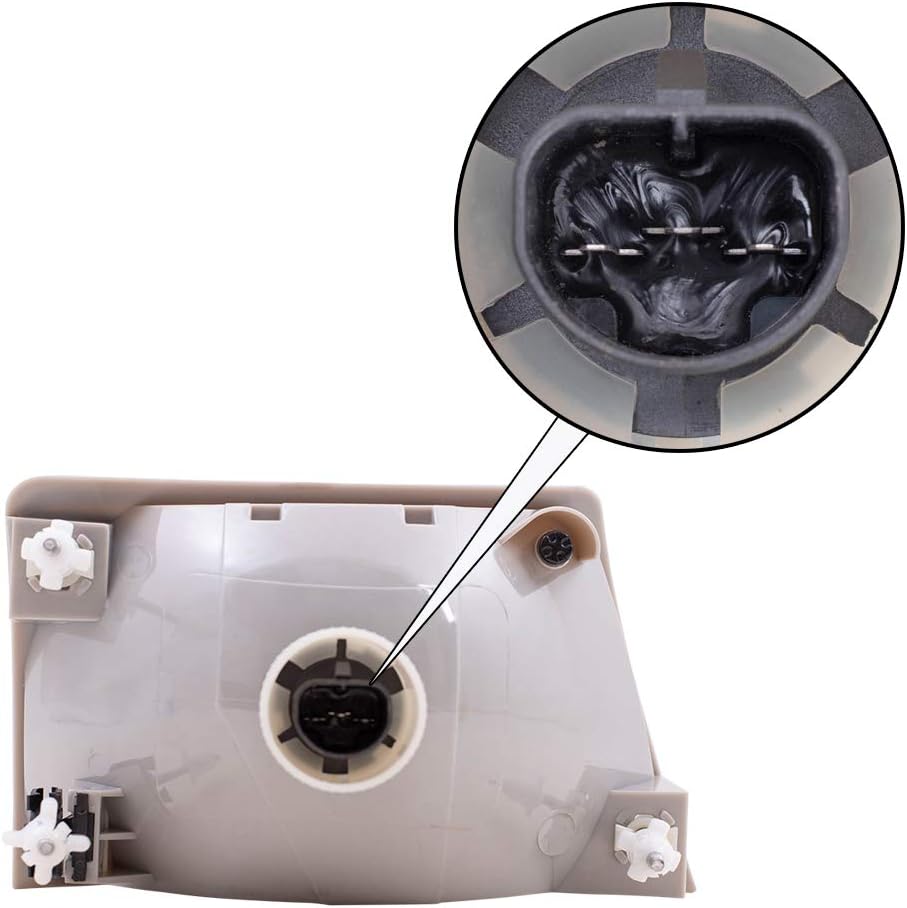 Brock Headlight for 1998-2000 Ranger F87Z13008FB Left FO2502151