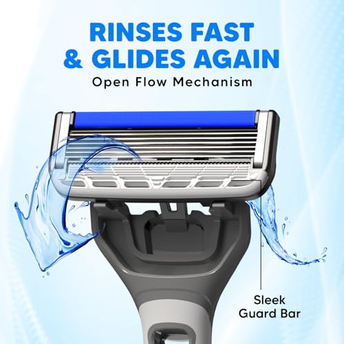 Image of LetsShave Pro 6 Portable Starter Kit for Men | World's First 6-Blade Disposable Razor with, 2 Transparent Shave Gel (15ml) & 1 After Shave Balm (30ml) | Travel Grooming Kit for Smooth Shave