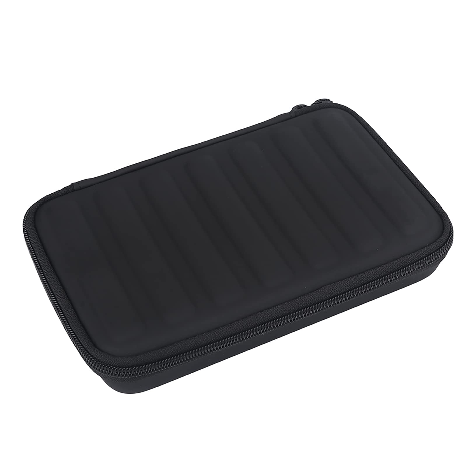 étui pour Harmonica, étui de Transport étuis de Rangement et Pochettes pour 7 Harmonicas en Cuir PU Noir Harmonica à Fermeture éclair