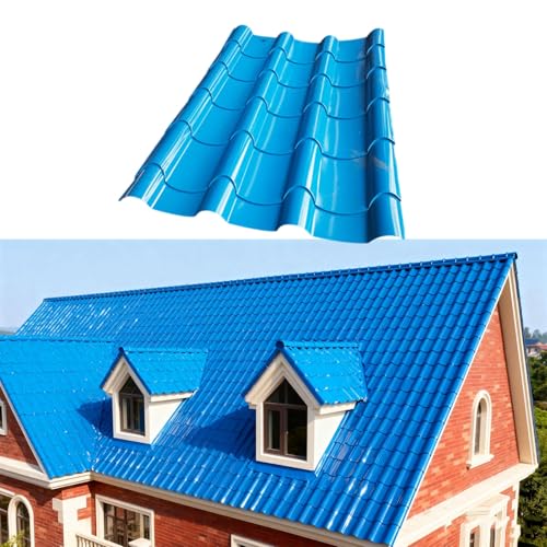 Tejas de metal para techos, paneles de aluminio corrugado impermeables para almacenamiento al aire libre, establos, garajes, cobertizos