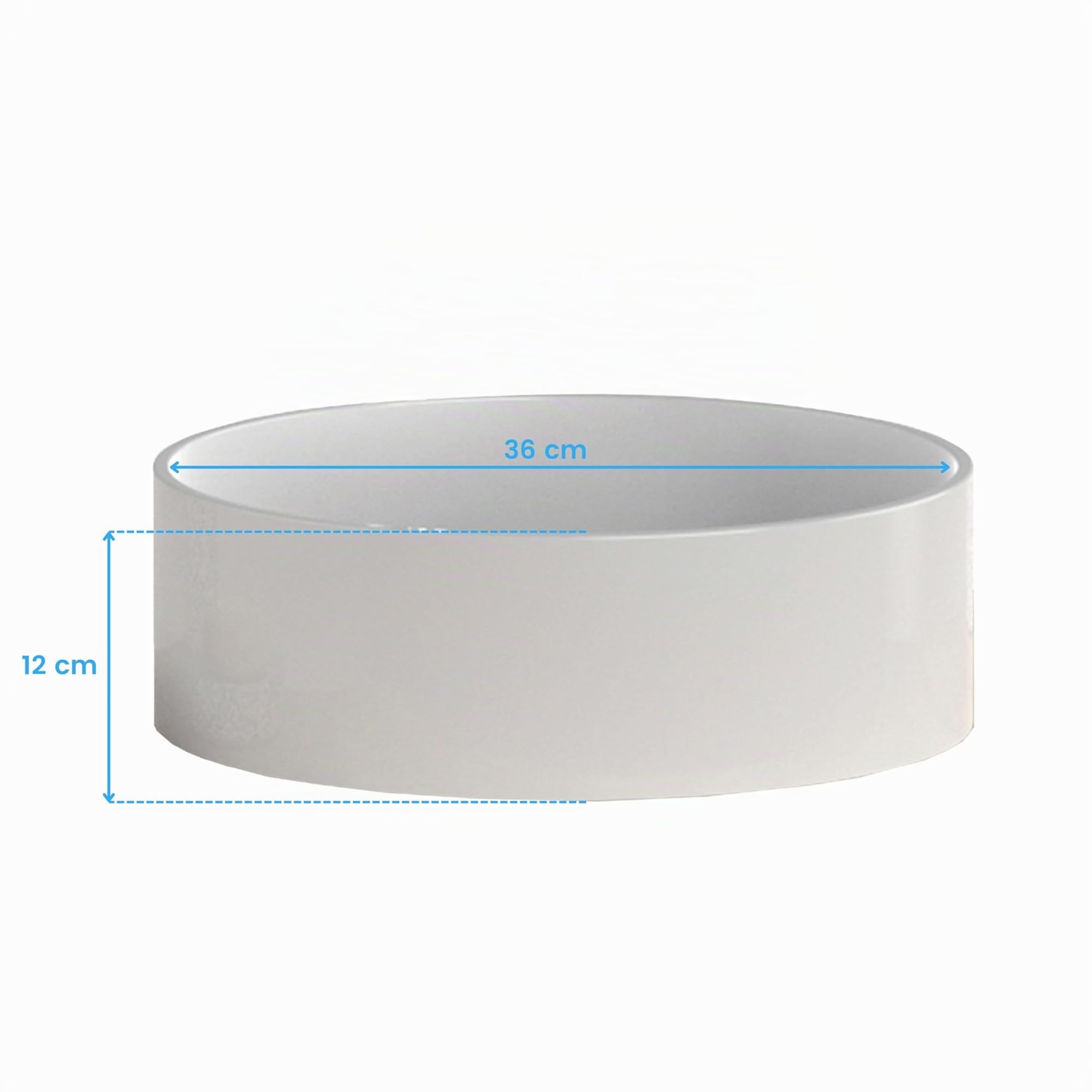 Muebles Pitarch | Mobile da bagno con lavabo in ceramica incluso, 80cm, con piedi, cassetto a chiusura lenta, 2 porte, per lavabo da appoggio, Bianco e Rovere Cambrian, Vintage,