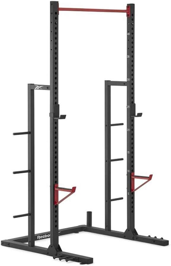 Fitness Power Rack Multifunctional Heavy-duty Squat Rack Pull-ups Indoor Horizontal Bar Removable Adjustable Power Weightlifting Fitness Equipment Squat Cage Home Gym