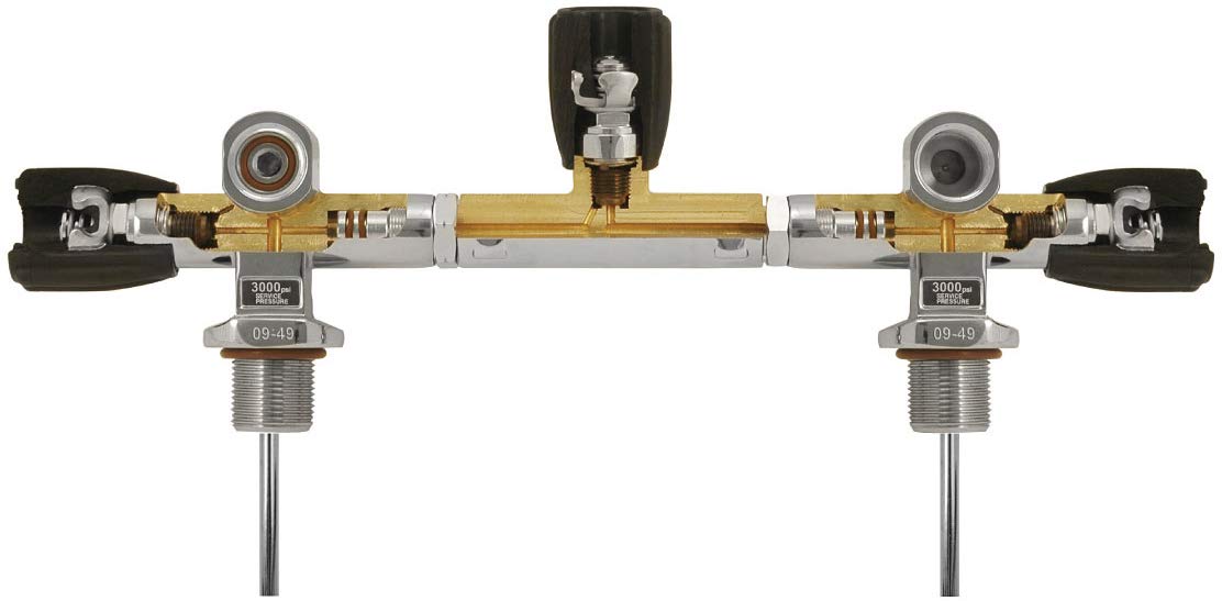 XS Scuba PRO Manifold L and R Valves 3442 PSI