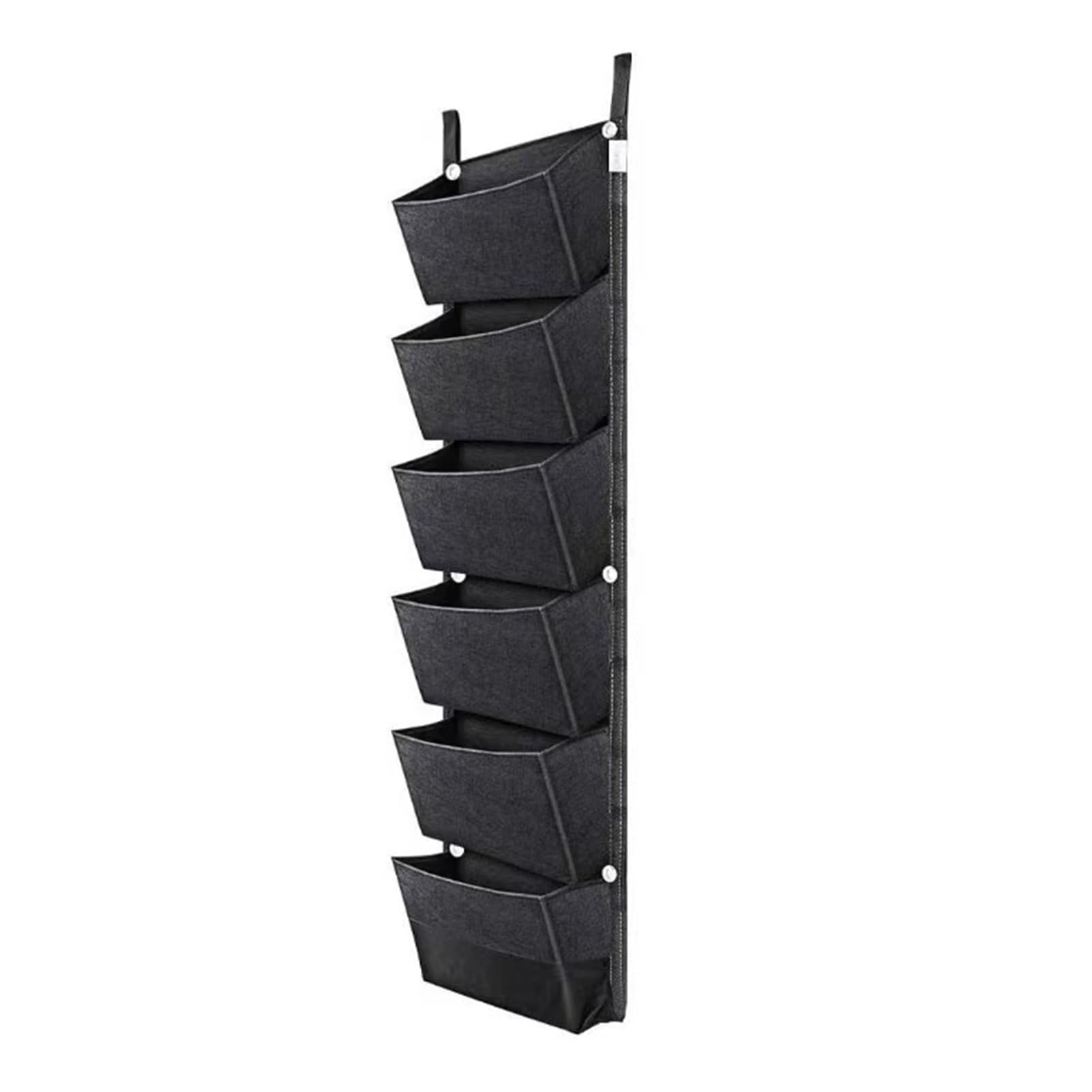 Hanging Wall Bags, Breathable Felt Plant Pots, 42 x 12 Inches, Waterproof for Hanging Plants, Indoor, Black