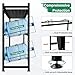 Eastrexon 5 Gallon Water Jug Holder Heavy Duty，3-Tier Water Jug Rack w/Top Shelf, Wall Mount Water Bottle Holder for 6 Bottles, Powder Coated Water Rack Stand for Home, Office, Restaurant, Gym.