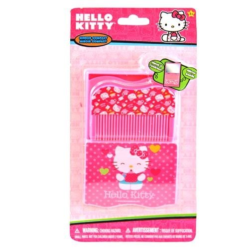 Hello Kitty Compact Mirror & Comb Set Amazon.in Beauty
