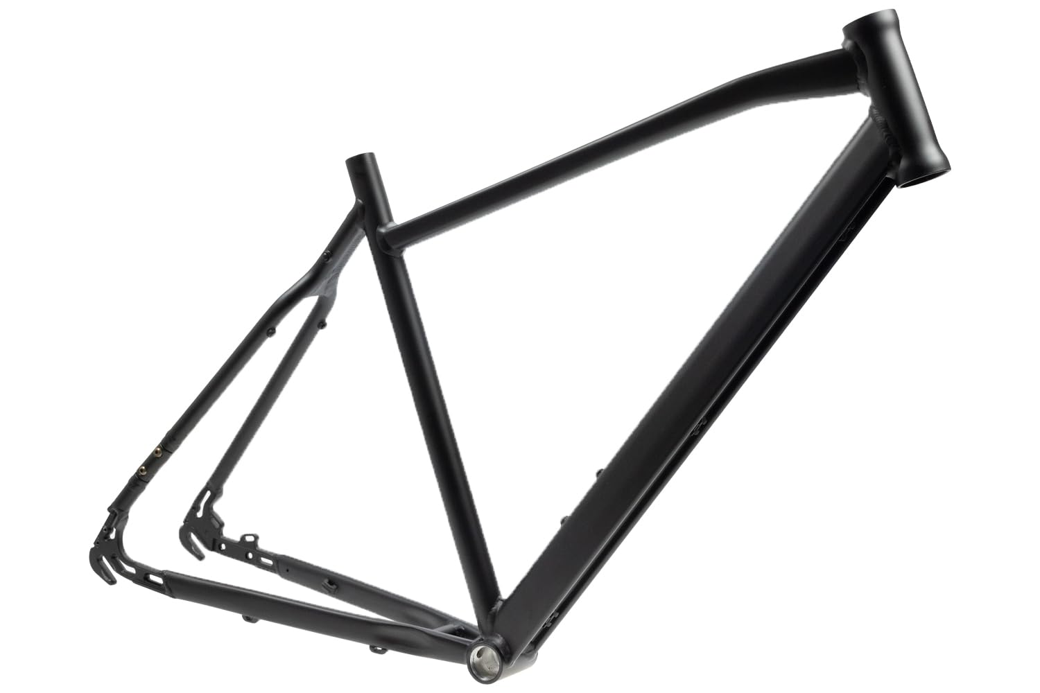 Generisch 28 Zoll Reise Fahrrad Rahmen für Gates Riemen Disc Nabenschaltung Rh 53cm Schwarz Matt Sport & Freizeit