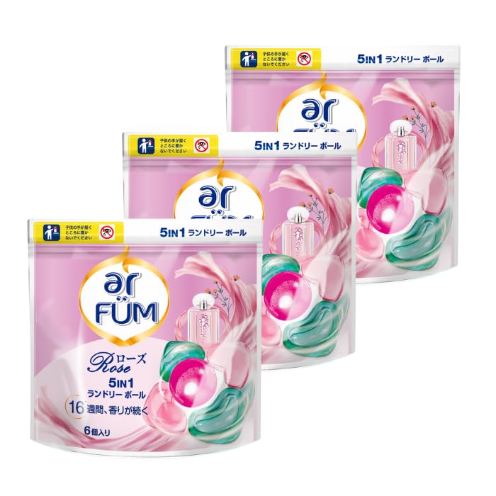 アフューム arfum 5in1 ジェル ボール型 ローズ　100粒 2つセット 51Rgulzcf3L.jpg_BO30,255,255,