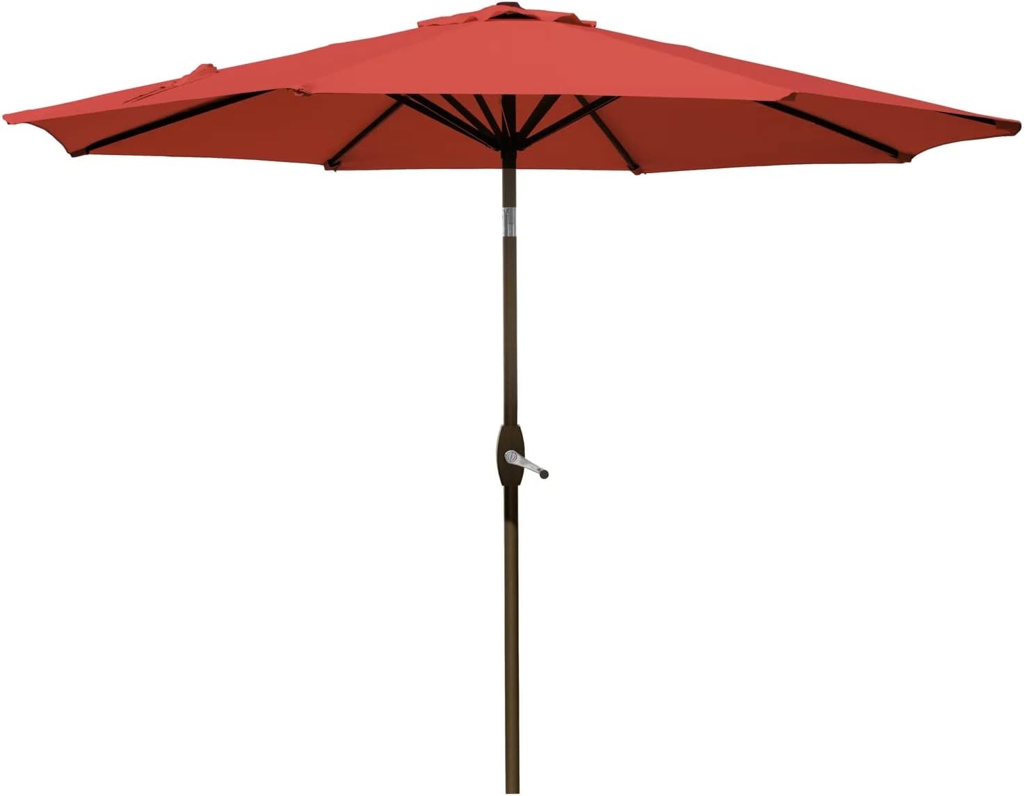 WestinTrends Paolo 9 Ft Outdoor Patio Umbrella, Patio Shade Market Table Umbrella with Push Button Tilt and Easy Open Crank