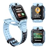 imoo Z7 Reloj Inteligente Niño, Smartwatch Niños con GPS Y Llamadas con Videollamada, Chat Familiar, 4G Reloj Niña for Kids, Localización En Tiempo Real Y Resistencia al Agua IPX8, Doble Cámara,Azul