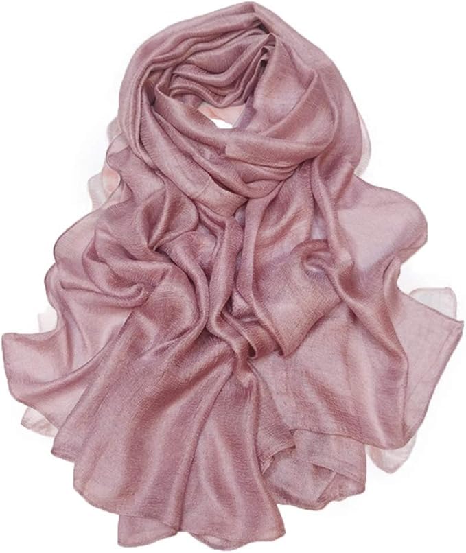 Bettli Womens Extra Large Scarf Shawl Wraps Pashminas Solid Soft Silky for Bridal Evening Wedding Party