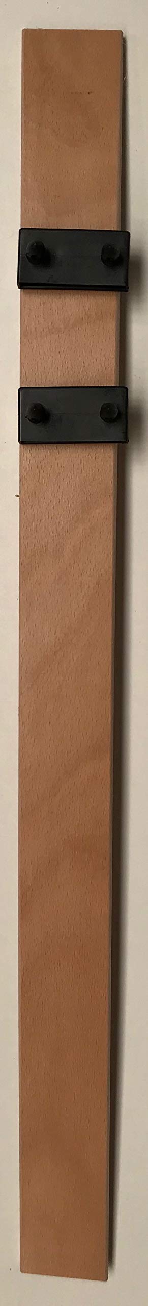 SCM CréationsSlatted Bed Frame 610/53/8 mm (61 cm) with 2 Finials for Sofa Bed BZ Slatted Frame