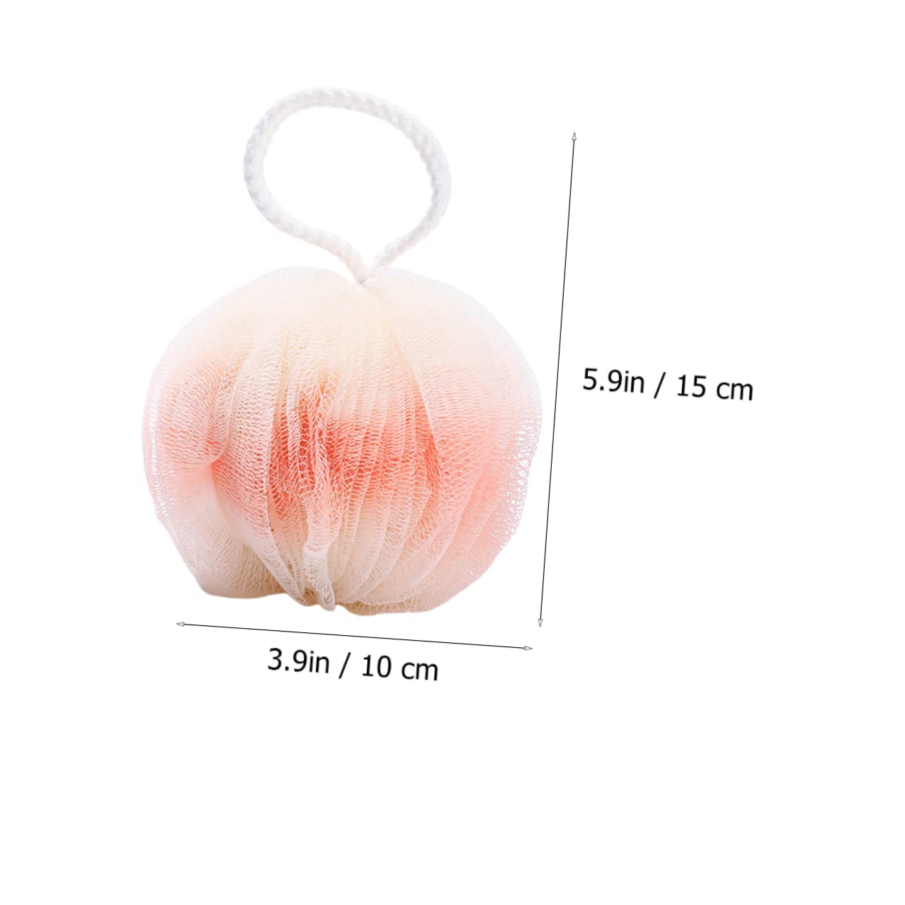 CLISPEED 4pcs Comfortable Bath Balls for Adults Stylish Shower Skin Scrubbers for Gentle Exfoliation and Deep Cleaning for Home Travel Use