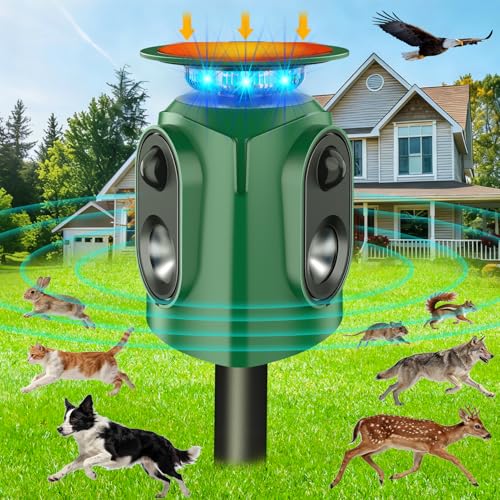 Ultrasonic Animal Repeller Outdoor 360°