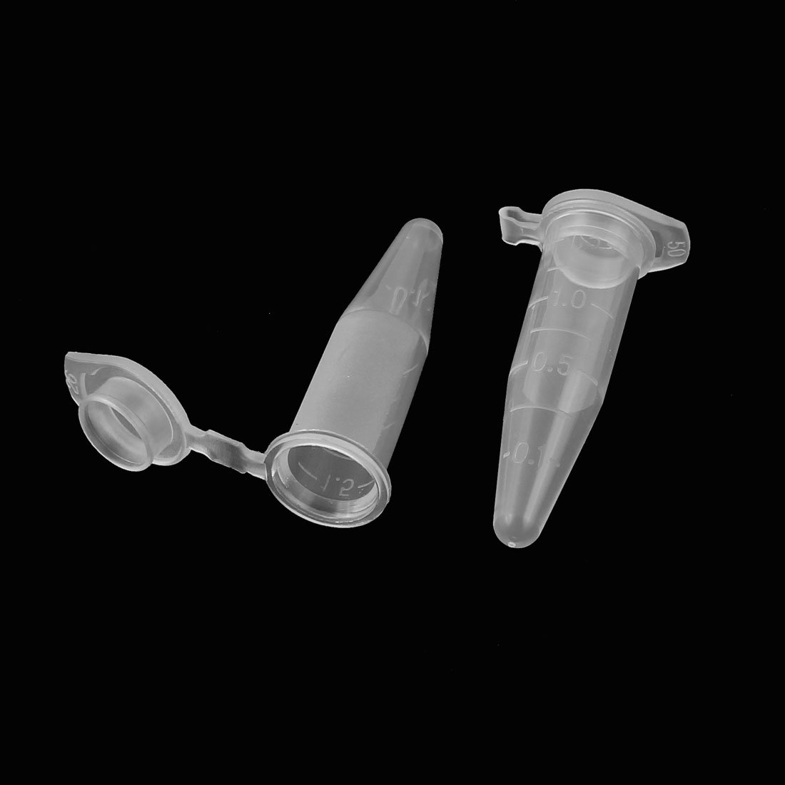 Aexit 20Pcs 1.5ml Glassware & Labware Plastic Clear EP Tube Centrifuge Tubes for Laboratory Cylinders w Graduated