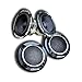CT Sounds 3.5 Inch 3-Way Car Audio Midrange Speakers - Meso Speakers with Grills, Resonant frequency of 65 Hz, 30W (RMS) | 60W (MAX) Power Per Speaker, Sold in Pairs