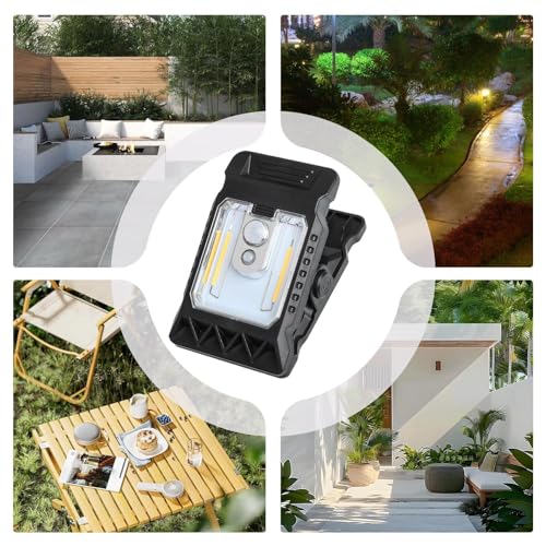 Solar LED Lights – Waterproof Outdoor Security Lighting for Chain Link Fence, Deck, Gutter & Camping | Easy Install Solar-Powered LED Lights with Clip for Garden & Patio