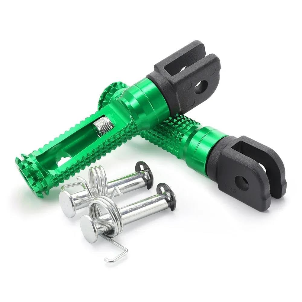 Repose-Pieds Moto CNC Vert pour Remplacer vos Pédales Usées sur Yamaha YZF-R1 R6