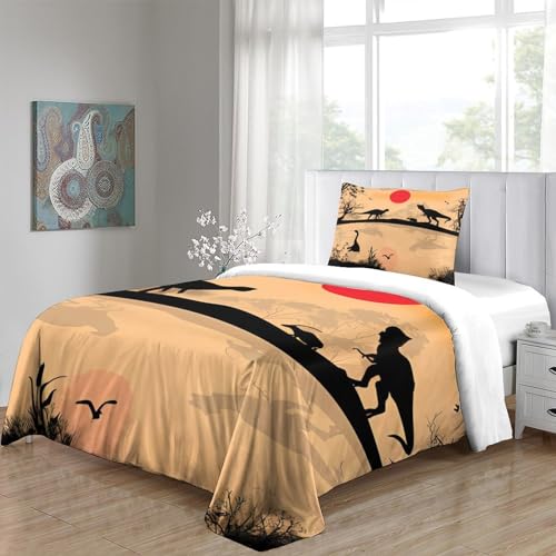 Housse de couette dinosaure rétro en microfibre de qualité - 5