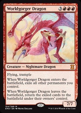 Amazon.co.jp: Magic: the Gathering - Worldgorger Dragon (154/249
