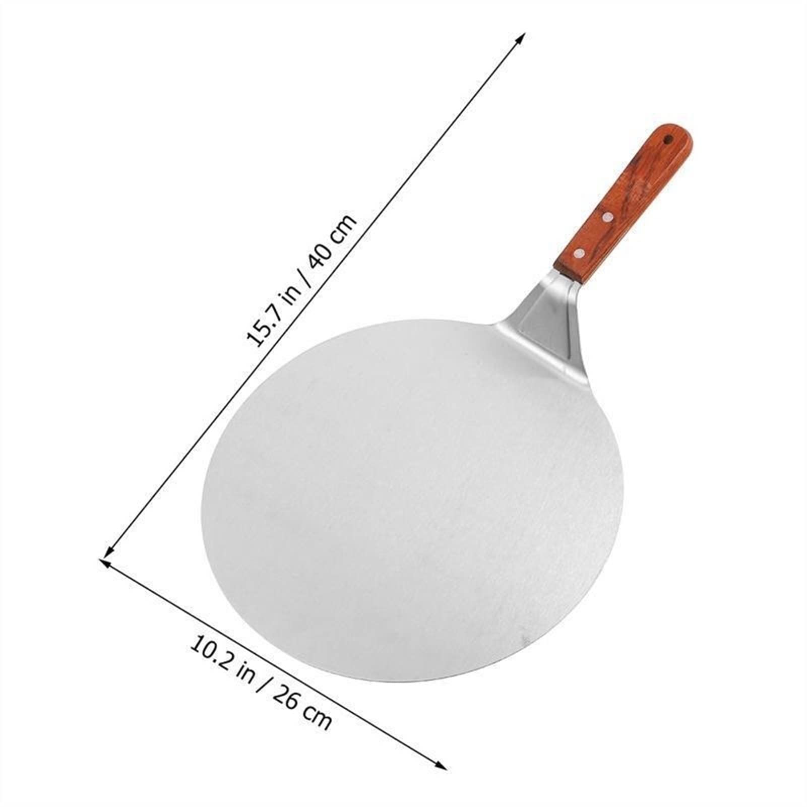Pelle à Pizza avec Manche en Bois Pelle à gâteau Coupe-Fromage Épluchures Outil de Levage Pelle à Pizza Cuisson Outils de pâtisserie (Couleur : G) (F)