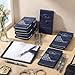Resurhang 10 Sets Police Officer Gifts Bulk Pocket Leather Notebooks with Ballpoint Pens Thank You Gift for Policeman Retirement Law Enforcement Police Academy Graduation Cop Fathers Day