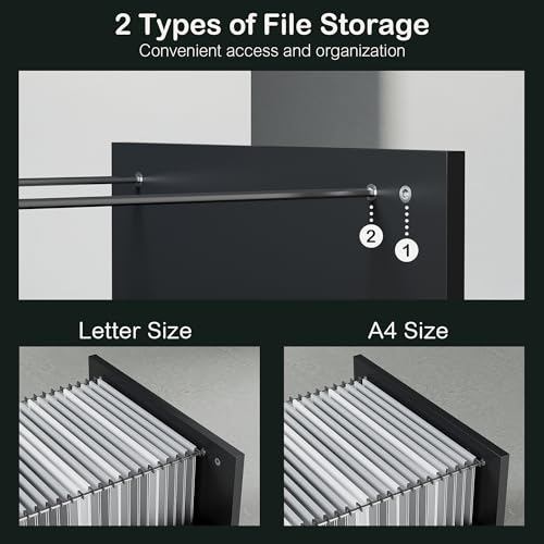 Image of ModernMate 4 Drawer File Cabinet with Lock for Home Office
