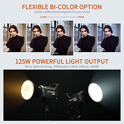Éclairage vidéo Feelworld FL125B pour vlogger et interview YouTube - 2