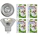8 Pc 35W 12V Halogen Light Bulb MR11 Floodlight Bi-Pin Clear Wide Beam Lumens