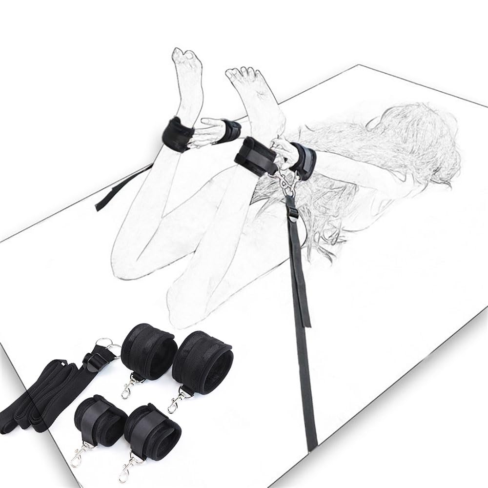 Esposas para Manos y pies Nylon Fitness Toy Yoga Belt para Todo Tipo de Juegos de rol