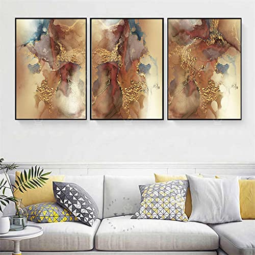 Toile art abstraite KEBIA peinture aquarelle pour déco salon zen