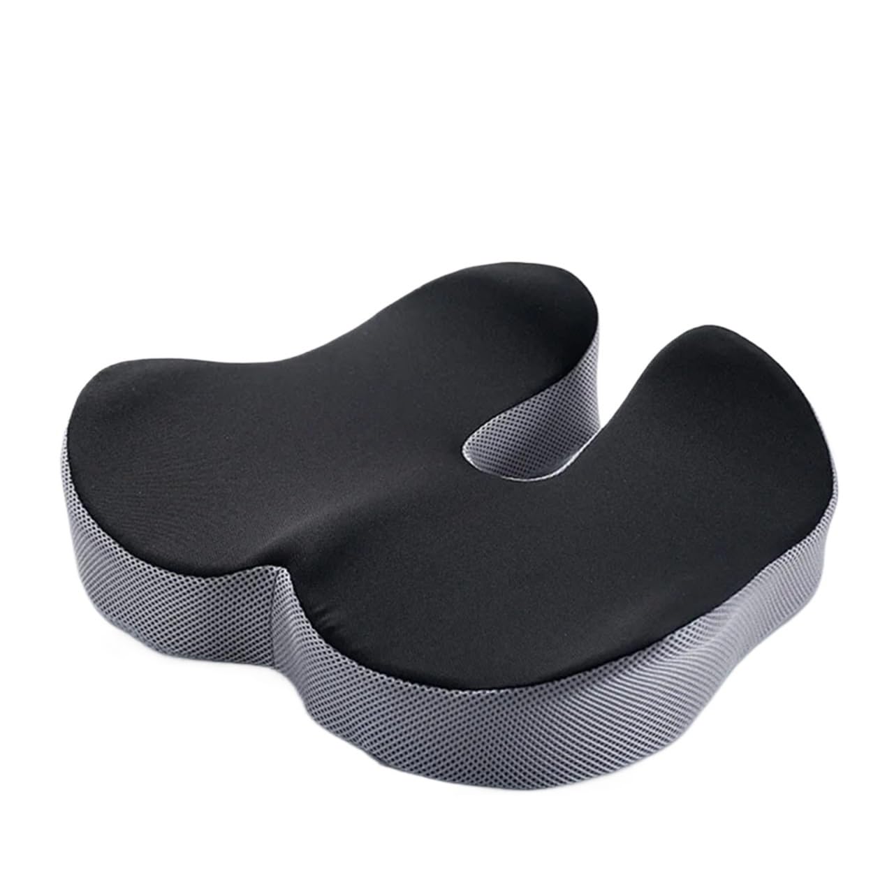 Cuscino Di Seduta In Schiuma Di Memoria Cuscino for sedia da ufficio for donna in memory foam di rimbalzo Cuscino for bacino sul coccige Cuscino Di Seduta In Schiuma Di Memoria(Black with red)