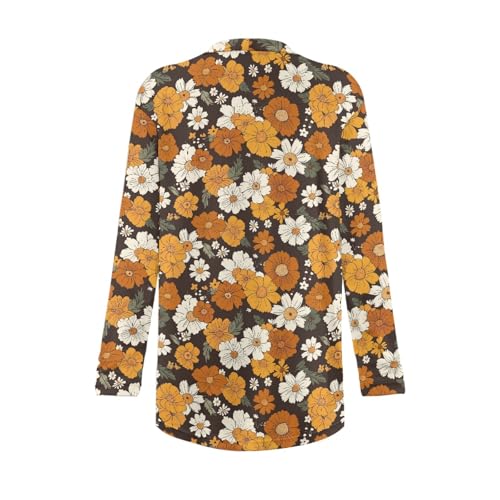 Image of Cardigan Sweaters for Women Long Sleeve Cardigan Soft Drape Open Front Fall Dusters V-Neck Jackets Dressy Loose Coat