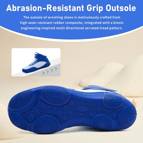 Kids Wrestling Shoes Youth Boys Girls Youth Boxing Shoe Barefoot Boots - image 4