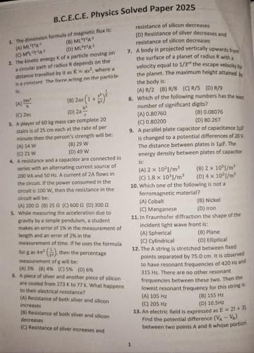 Image of Good Books BCECE Book Previous Year Solved Question Papers of Engineering and Medicial entrance exam in english medium.