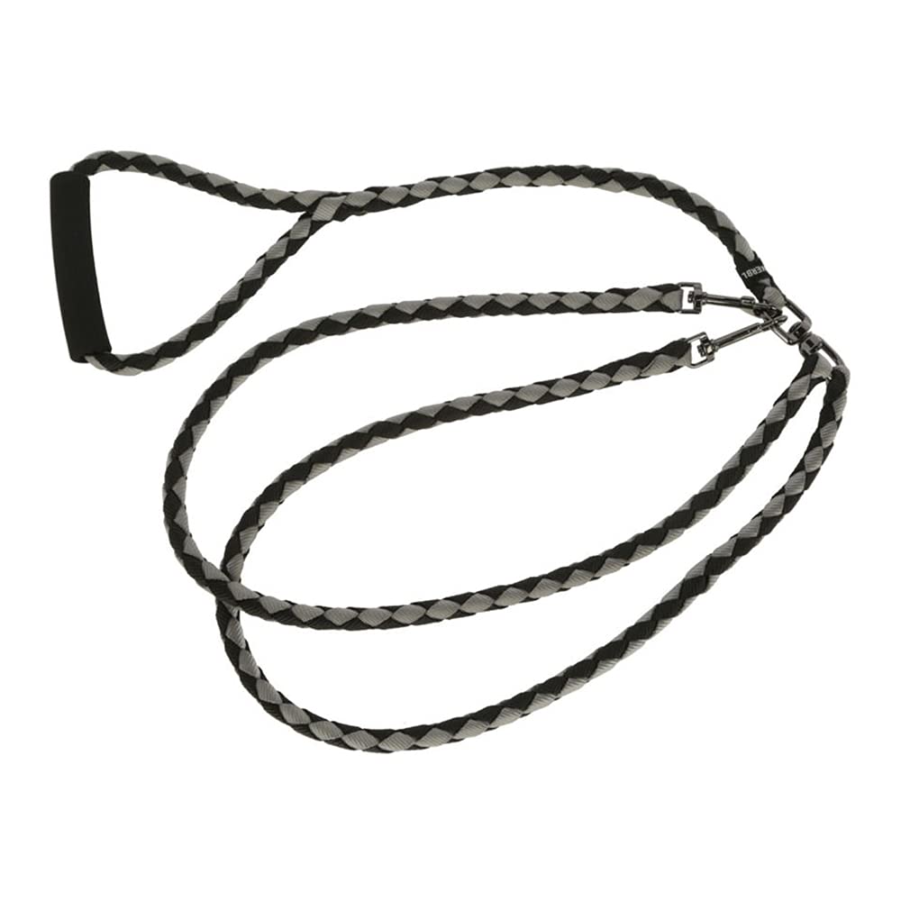 Kerbl Noir Double Dog Leash