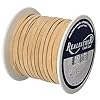Silver Creek Leather Co Realeather SOS25-2008 Suede Leather Lace for Crafts and Jewelry Making, 0.125" x 25', Beige, 1-Spool #1