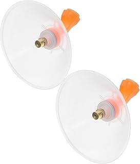 BESPORTBLE 2pcs Windproof Misting Spray Nozzles Transparent Cover for Efficient Garden Spraying Low-Pressure Agricultural Coverage Drift Guard for Targeted Use