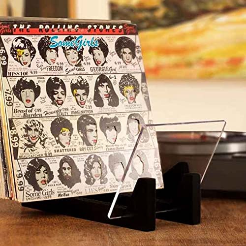 EUKKIC Lot de 2 supports de rangement pour disques vinyles – 35 cm de long – Noir - Les Beatles, Paul McCartney, John Lennon, RIngo Starr, George Harrison EUKKIC Lot de 2 supports de rangement pour disques vinyles - 35 cm de long - Noir – Image 7