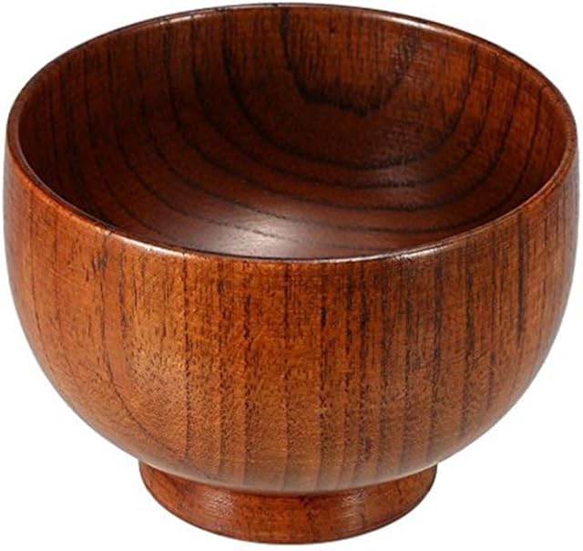 Milisten Men Shaving Brush Bowl Wooden Shave Cream Cup Soap Foam Mug Face Cleaning Soap Container (Not Include Brush)
