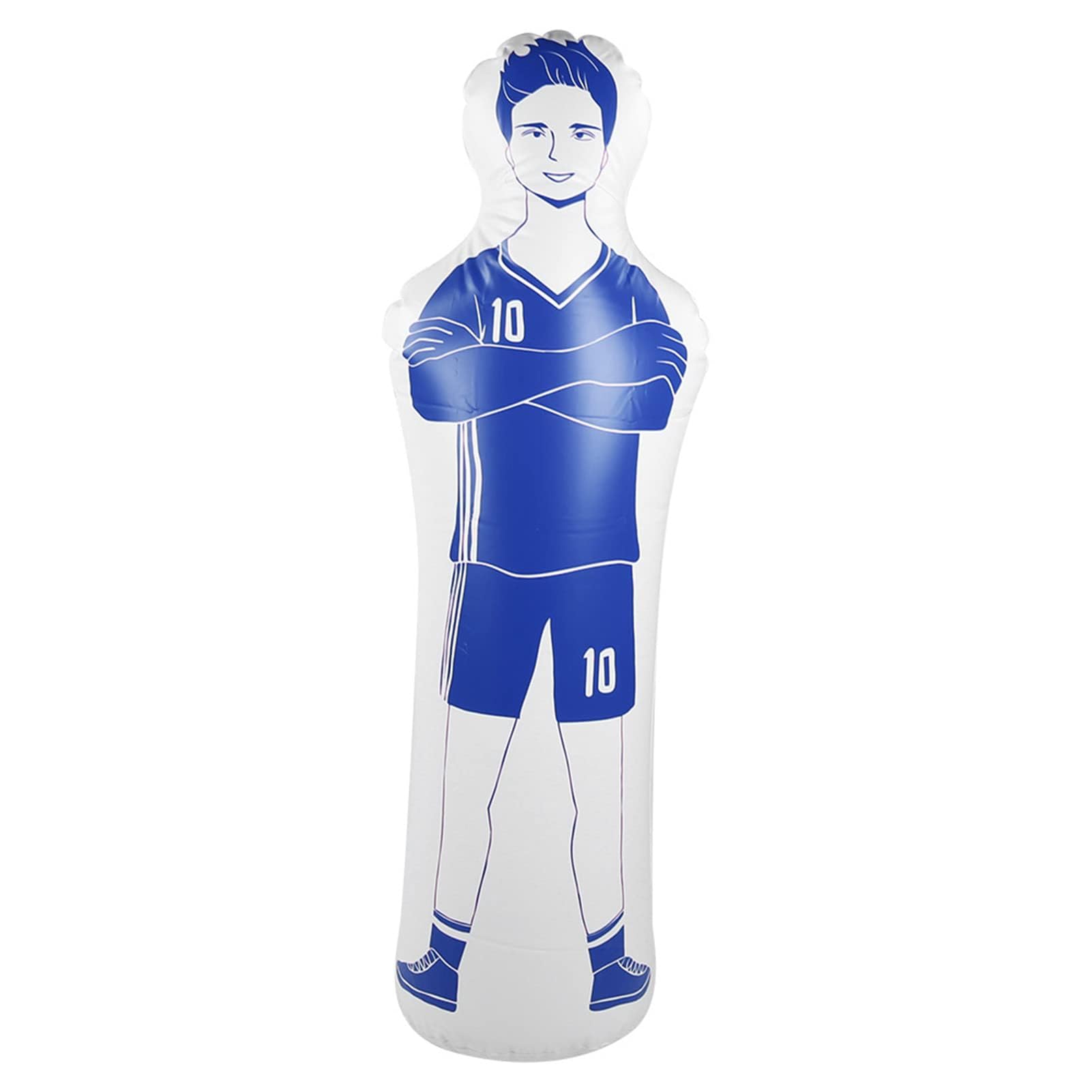Ejoyous Football Formation Mannequin Gobelet Gonflable Football 0.35m PVC Boxe Sac De Frappe 40x160cm pour Football Formation But Gardien De But Pratique Gonflable Football Formation