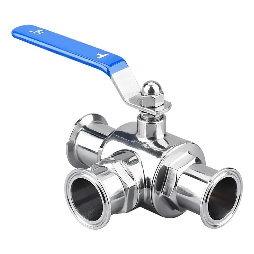 Robinet 3 voies de type L pour dérivation de tuyau de 25mm en acier