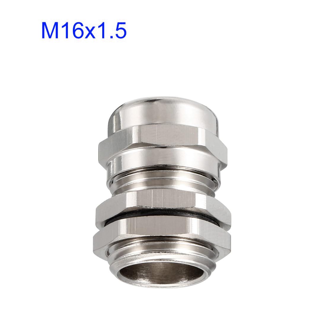 MACHSWON 5 Pcs M16 Cable Gland, IP68 Waterproof Metal Connector with EMI Shielding Heavy-Duty Threaded Joint for 4-8mm Cables - Image 2