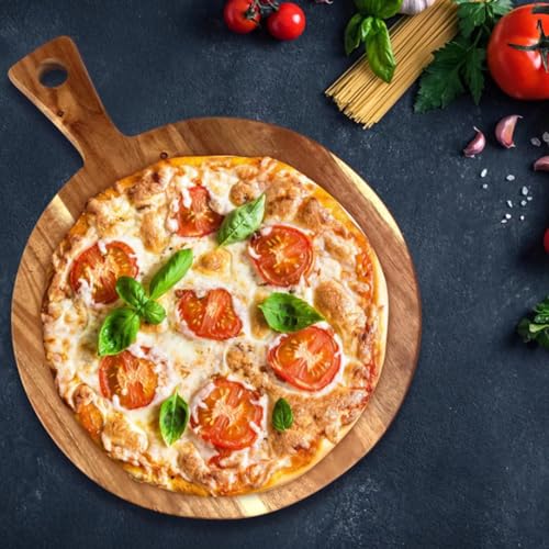 Grande planche à découper pizza en bois pour éviter les brûlures - 5