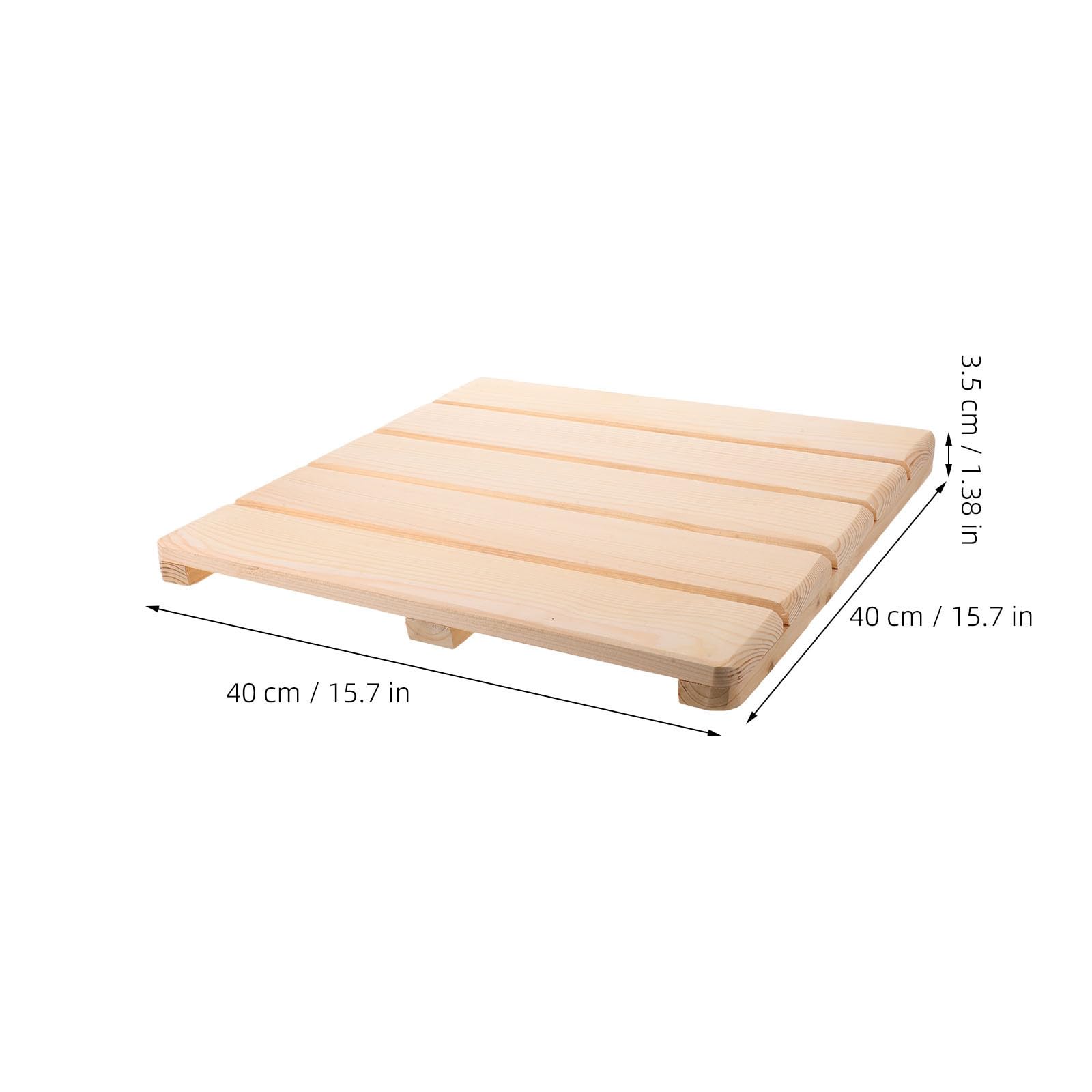 VALICLUD Tappetino Doccia in Legno Antiscivolo per Bagno, Pannelli