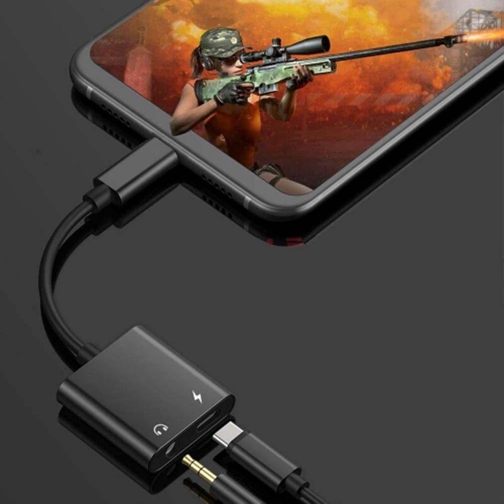 Adattatore per cuffie USB C compatibile con Samsung Galaxy A73, A54, A53, A33 5G, jack da 3,5 mm, supporto splitter per microfono