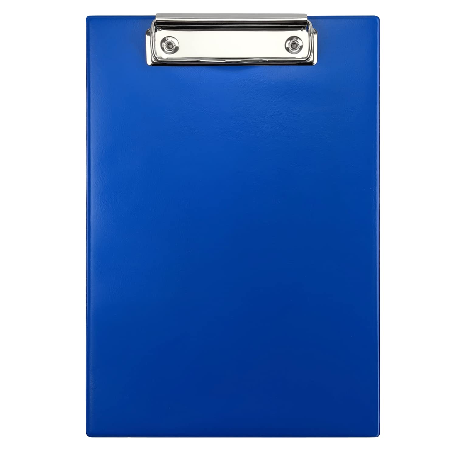 Netuno Clipboard A5 with Clip Blue Writing Board with Metal Clamp Hard Plate Plastic Writing Case Clipboard DIN A4 Document Holder Writing Board with Clip Pack of 1