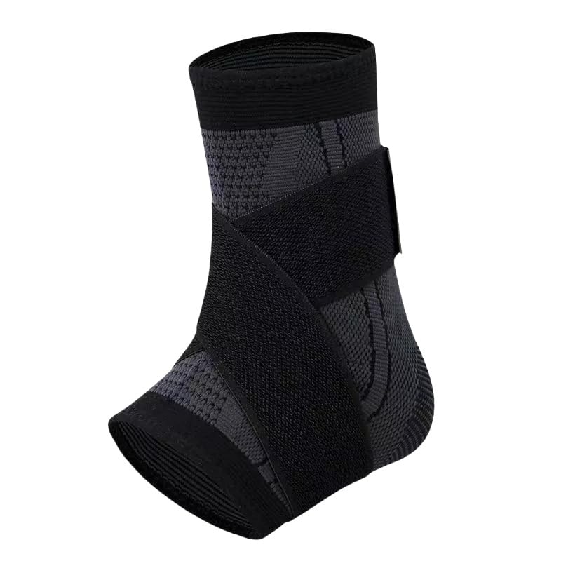 BioAktiv Fußbandage Einstellbare Flexible Ultra Sprunggelenkbandage für Damen & Männer, geeignet für Sport wie Fußball & Fitness