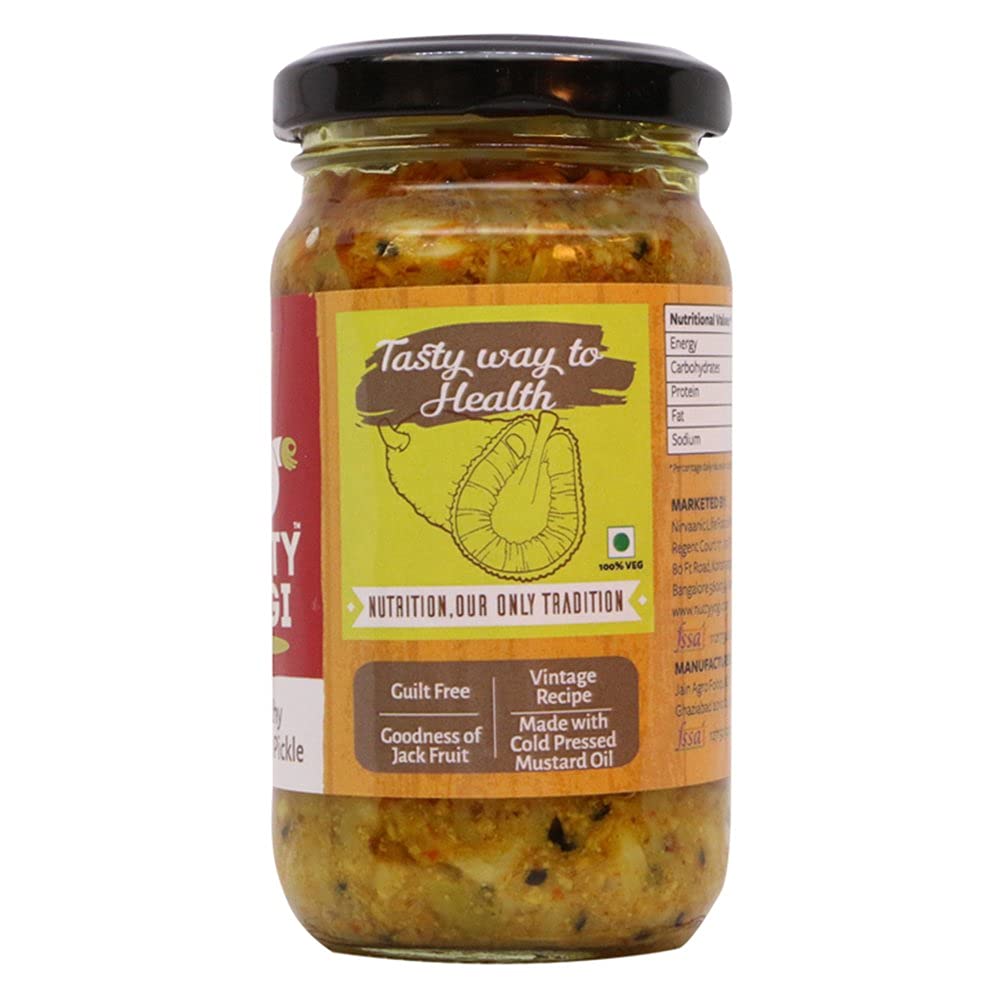 Nutty Yogi Healthy Jackfruit Pickle, 200g Pack of 2 3