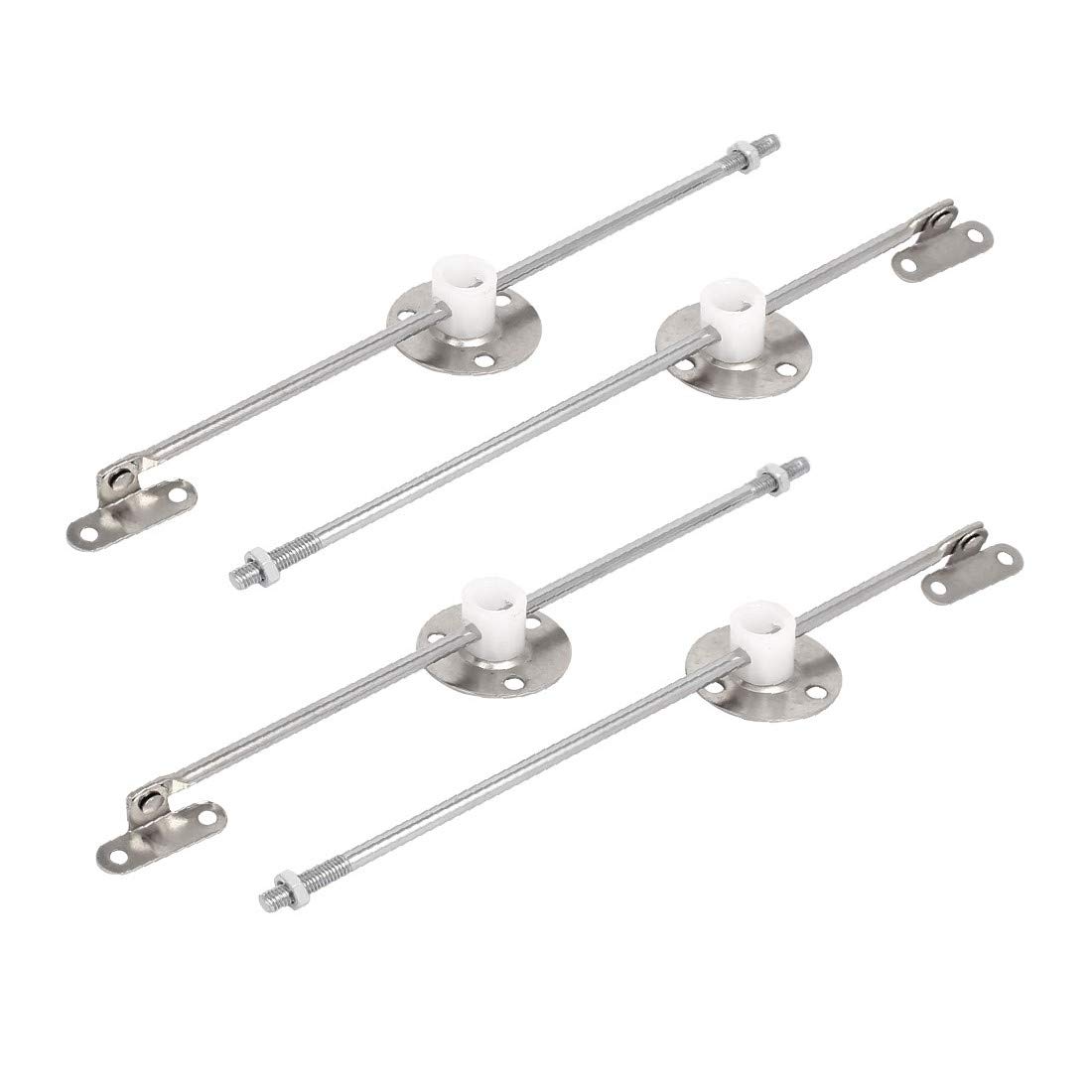 Furniture Cupboard Featured Wardrobe Lid Support Reliable Efficacy Hinge Stays 200mm Length 4pcs